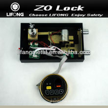 Electronic safe fingerprint lock mechanism